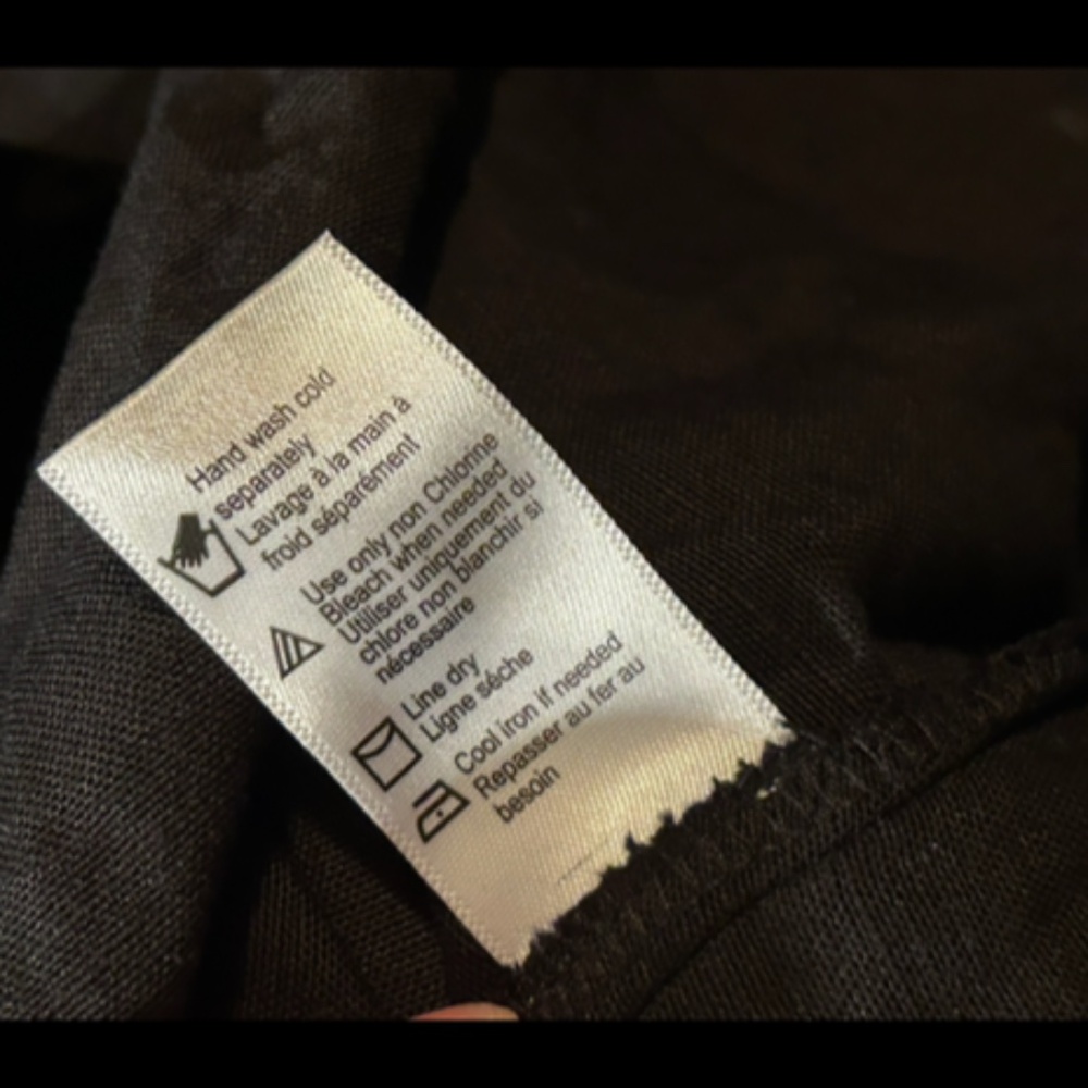 L*Space Playa Vista Open Crossback Linen Blend Midi Dress Black Size M - NWT - Picture 8 of 8